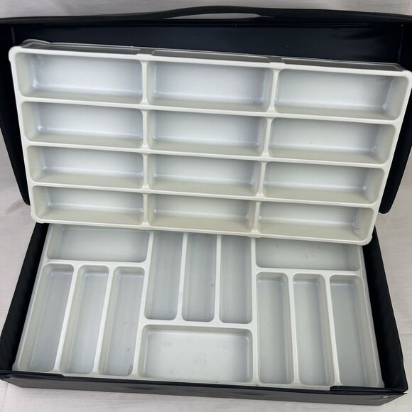 Vintage Sears Space Figure Case for Star Wars Battlestar Buck Rogers With 2 Tray - Picture 7 of 12